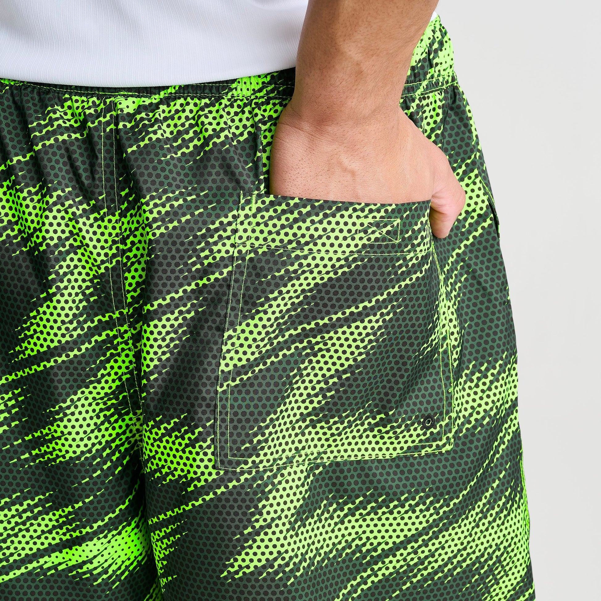 Men's Nike Club Nigeria Soccer Flow Shorts - Electric Green/Pro Green/Electric Green