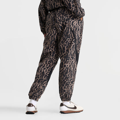 Women's Nike Sportswear Woven Printed Jogger Pants - Black/Black