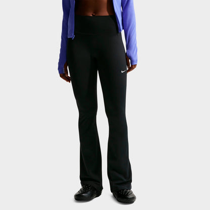 Women's Nike One High-Waisted Flared Leggings - Black/White