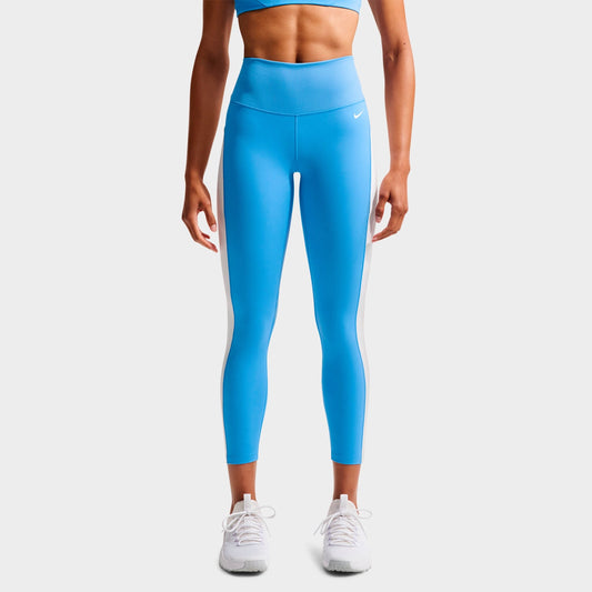 Women's Nike One High-Waisted 7/8 Leggings - University Blue/White/White
