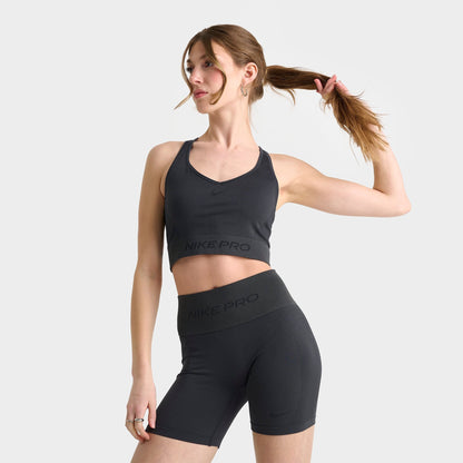 Women's Nike Pro Seamless Tank - Dark Smoke Grey