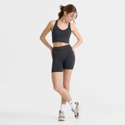 Women's Nike Pro Seamless Tank - Dark Smoke Grey