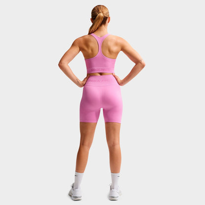 Women's Nike Pro Seamless Tank - Light Magenta
