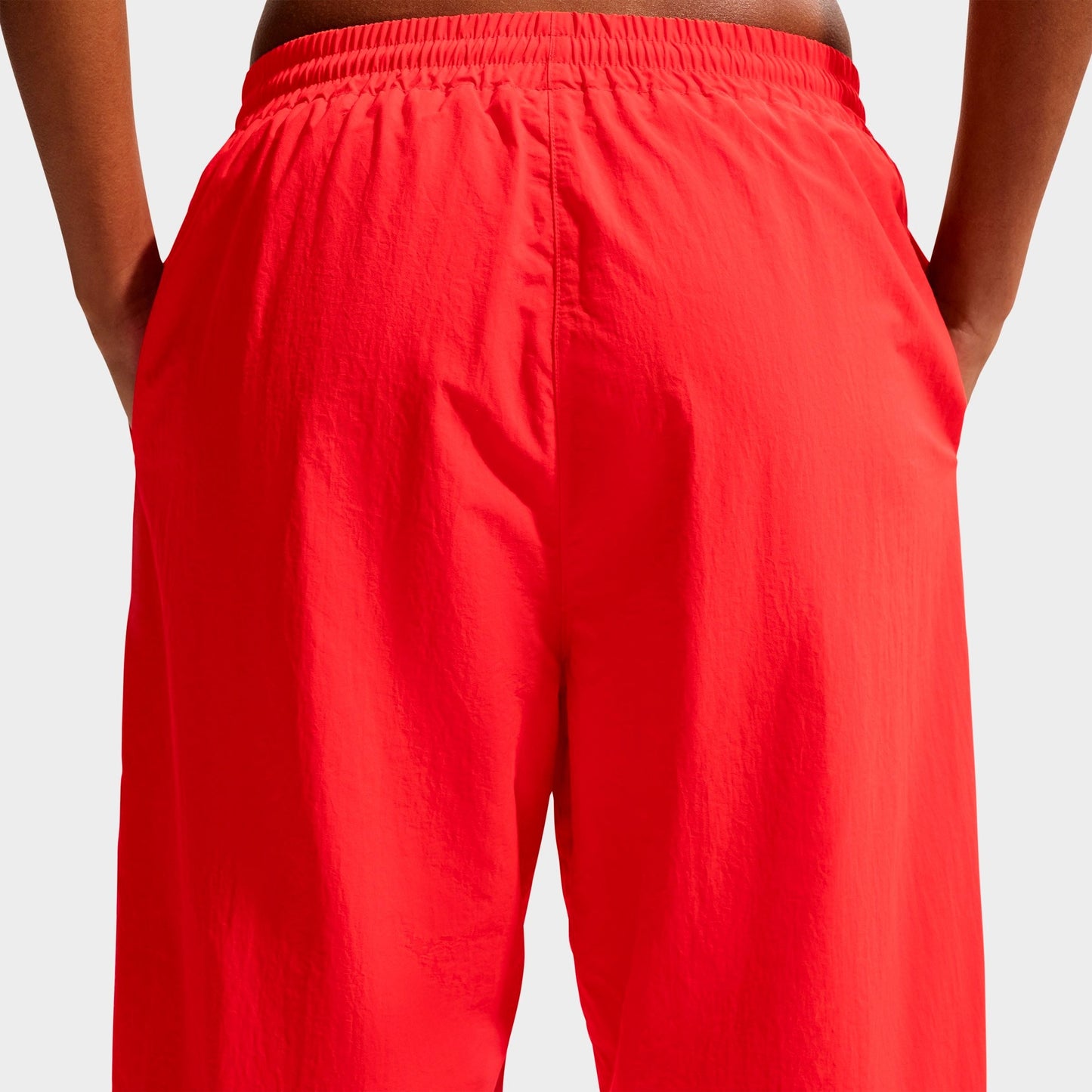 Women's Nike Sportswear Oversized High-Waisted Woven Pants - Light Crimson/Sail