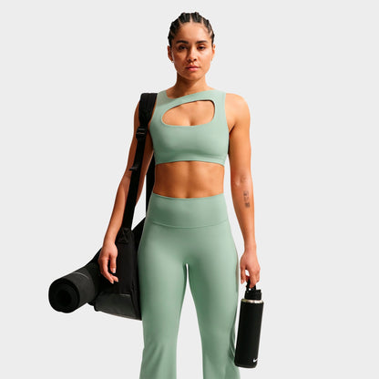 Women's Nike Zenvy Light Support Lightly Lined Sports Bra - Steam/White