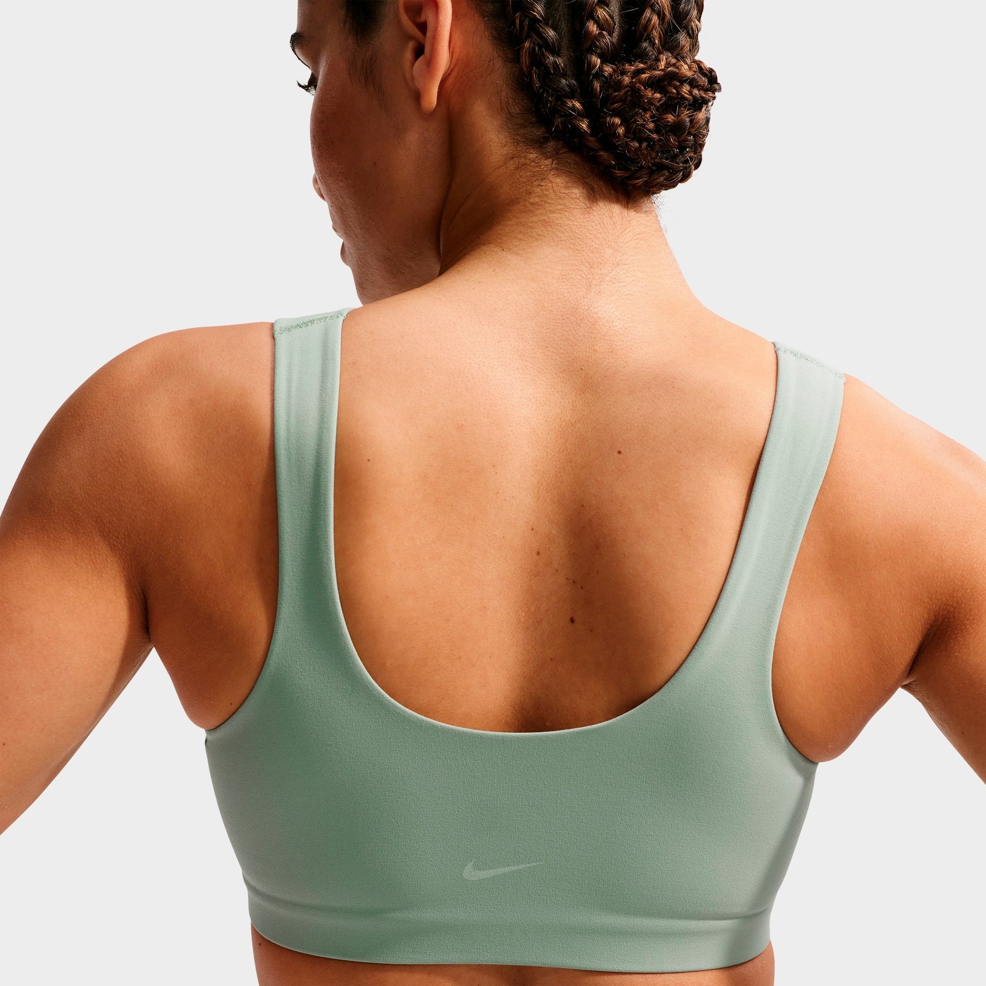 Women's Nike Zenvy Light Support Lightly Lined Sports Bra - Steam/White