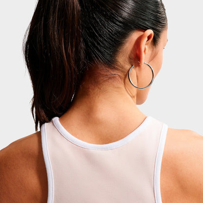 Women's Nike Sportswear Tight Graphic Tank Top - Chalk/White