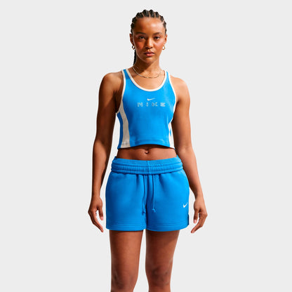 Women's Nike Sportswear Tight Graphic Tank Top - Light Photo Blue/Chalk