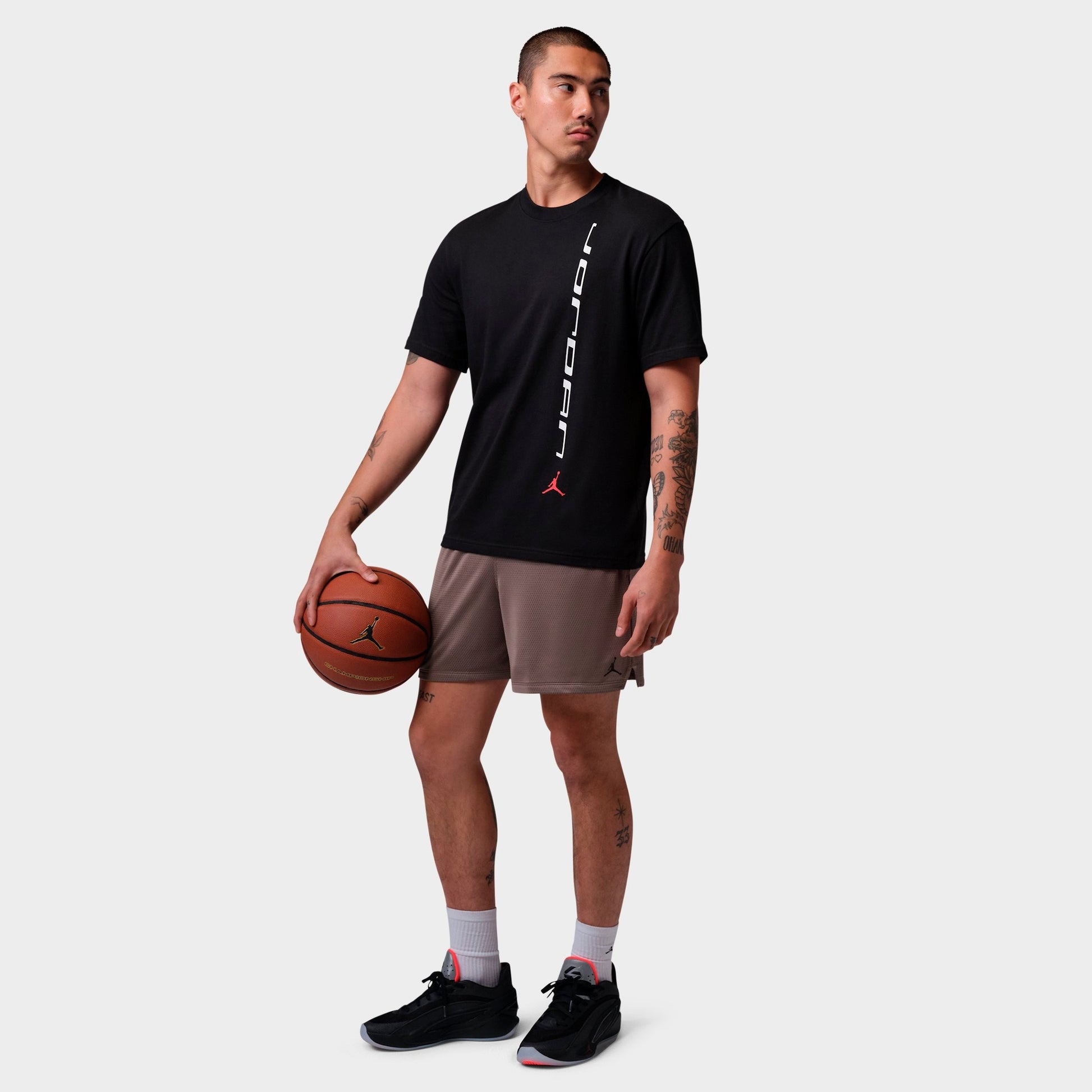 Men's Jordan Sport Essentials Dri-FIT Basketball Shorts - Olive Grey