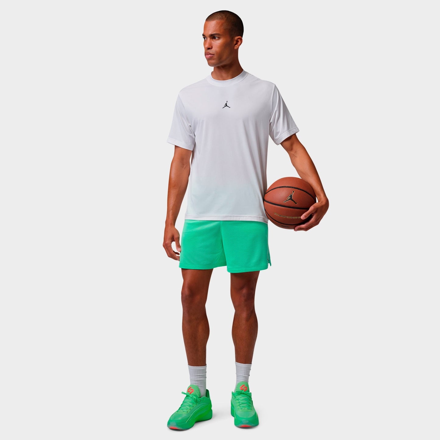Men's Jordan Sport Essentials Dri-FIT Basketball Shorts - Green Glow