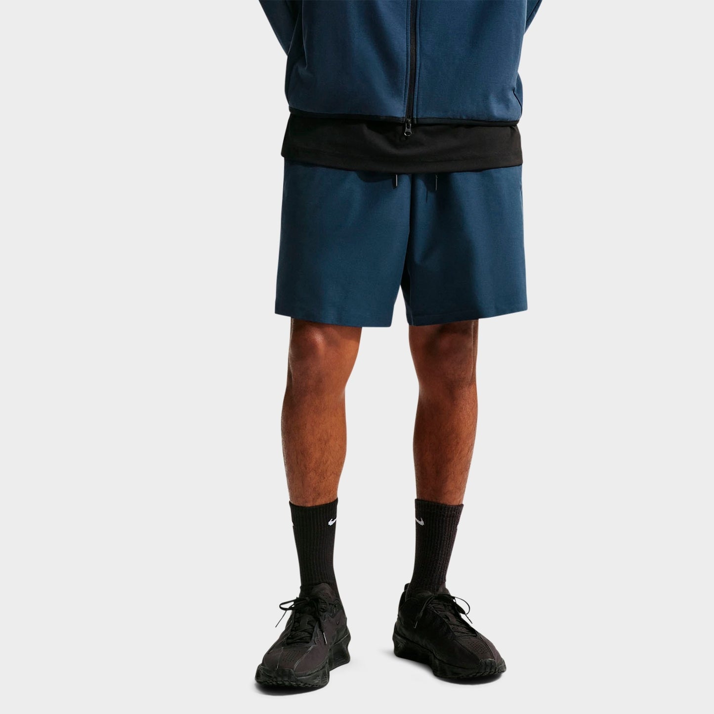 Men's Nike Tech Dri-FIT Shori-Knit Shorts - Obsidian/Black