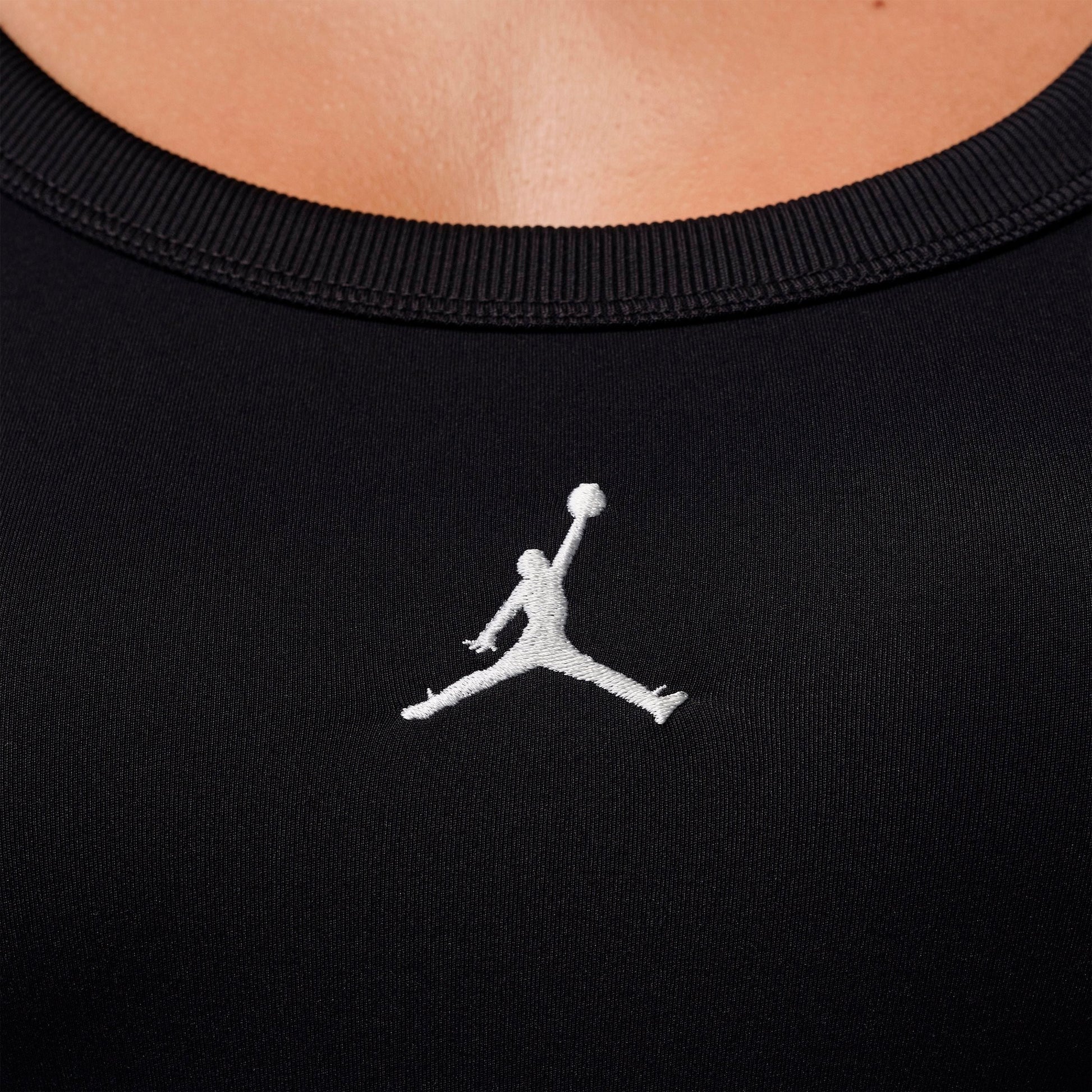 Women's Jordan Brooklyn Essentials Tank Bodysuit - Black/White