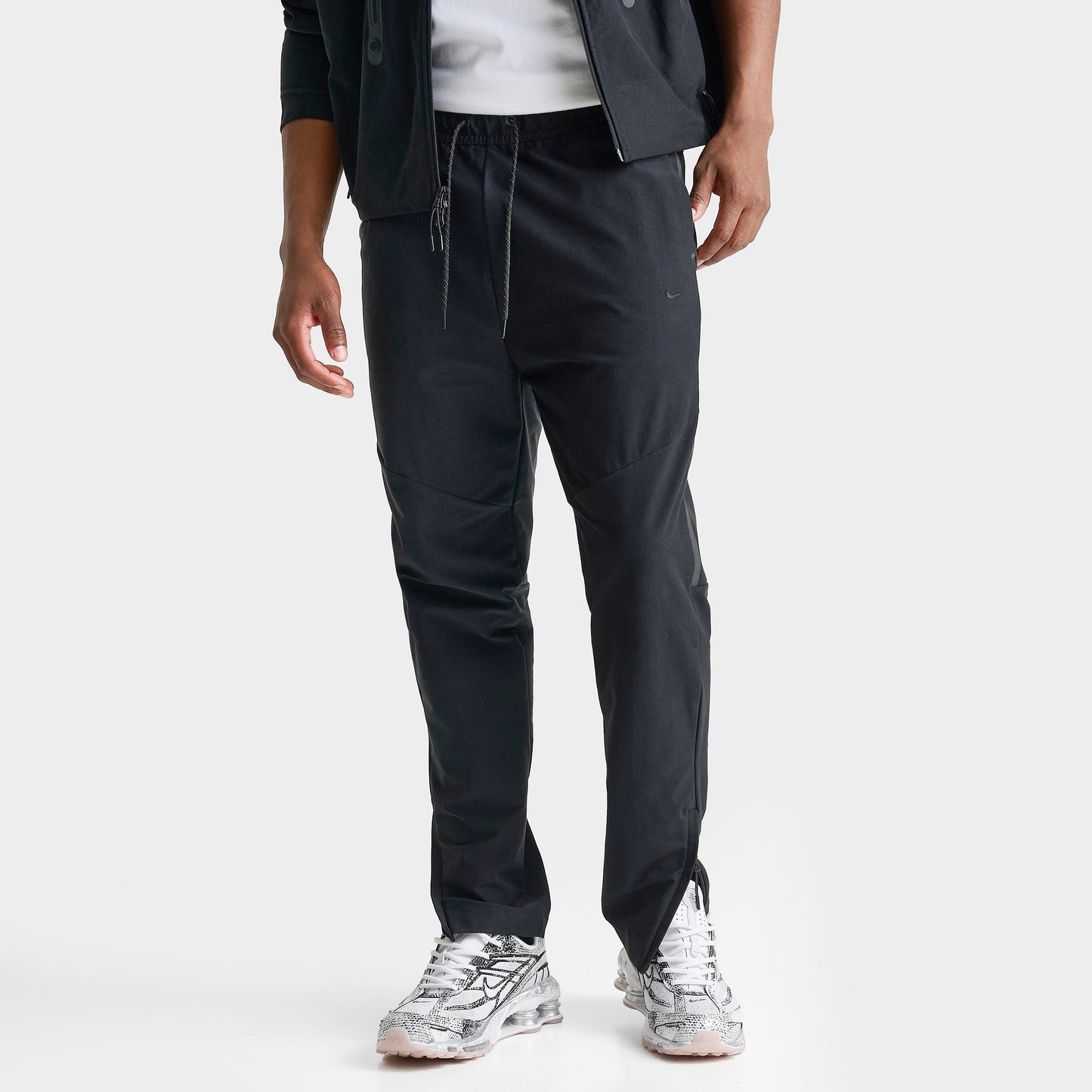 Men's Nike Tech Dri-FIT Shori Knit Pants - Black/Black