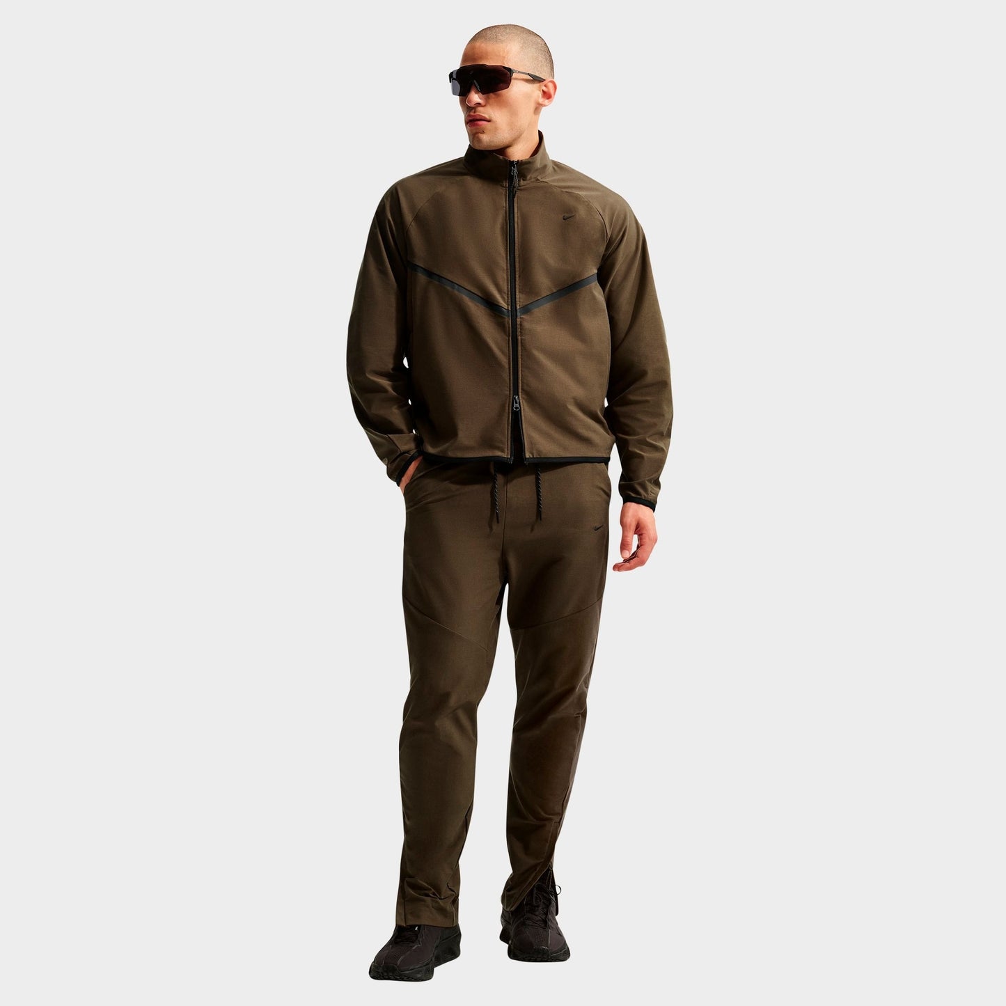 Men's Nike Tech Dri-FIT Shori Knit Pants - Dark Hazel/Black