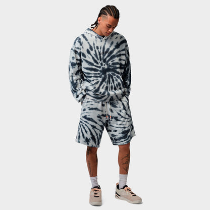 Men's Jordan Brooklyn Fleece Tie-Dye Festival Pullover Hoodie - Sail/Off-Noir/Black