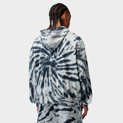 Men's Jordan Brooklyn Fleece Tie-Dye Festival Pullover Hoodie - Sail/Off-Noir/Black