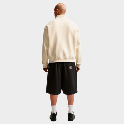 Men's Nike Life Midweight Chenille Knit Shorts - Black/University Gold