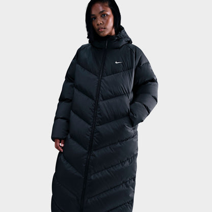 Women's Nike Sportswear Windpuffer Storm-FIT Loose Hooded Down Parka - Black/Sail
