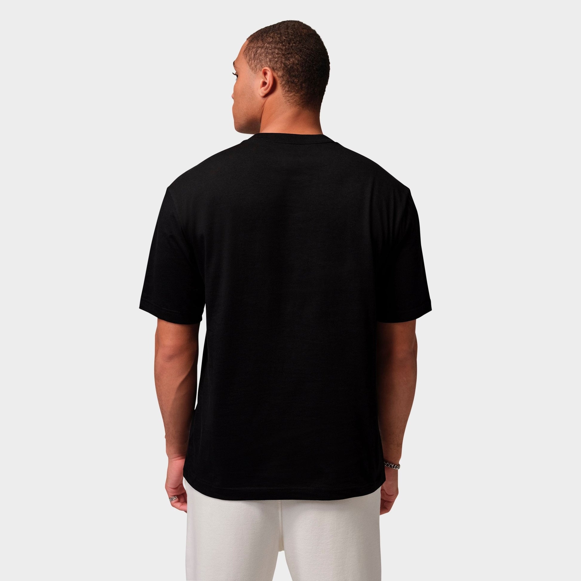 Men's Jordan Brooklyn Swoosh Jumpman Graphic T-Shirt - Black/White