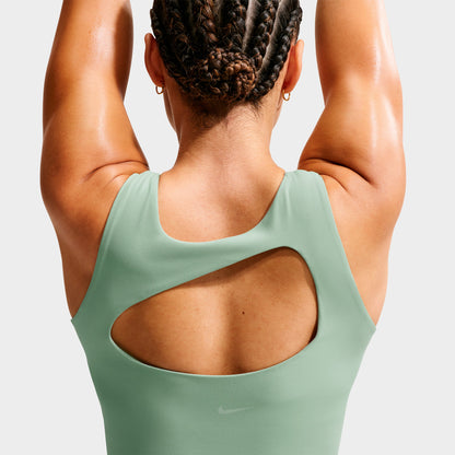 Women's Nike Zenvy Dri-FIT Tank Top - Steam/White