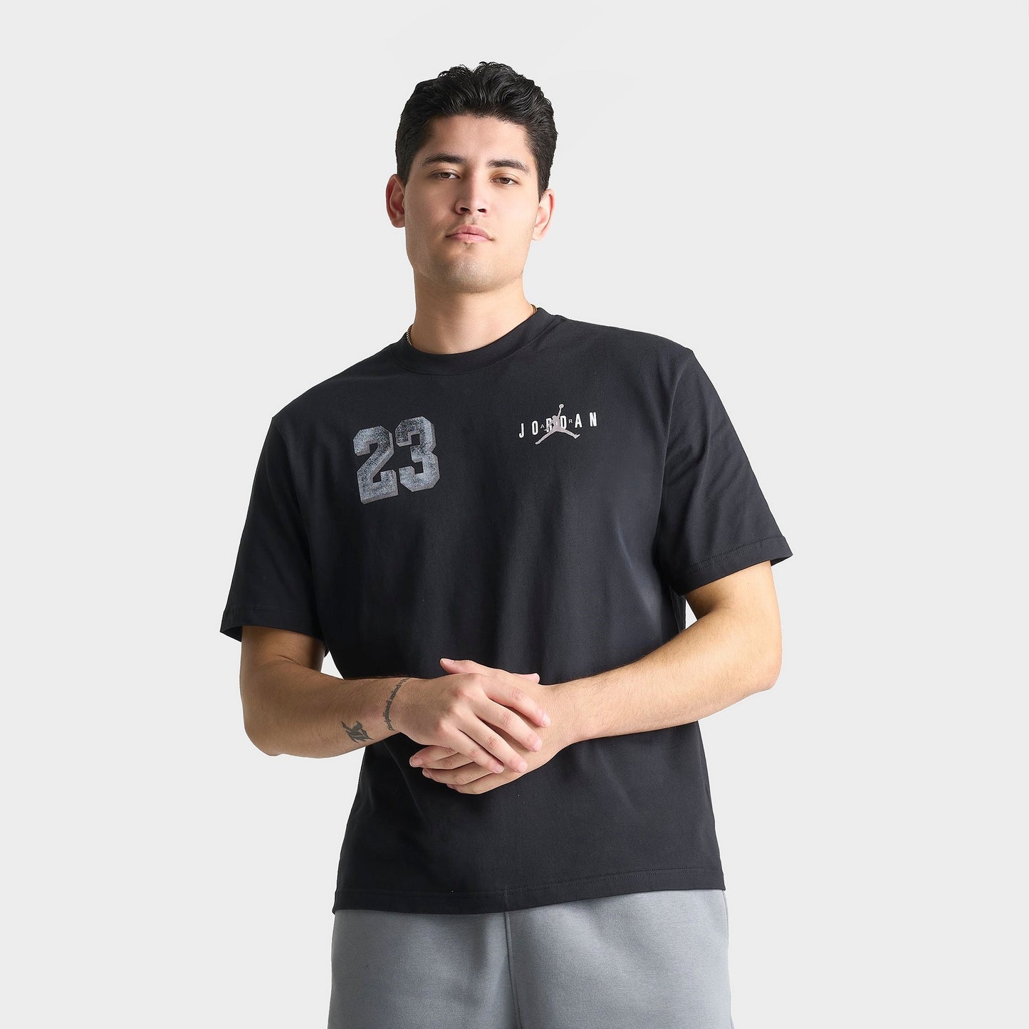 Men's Jordan Varsity 23 T-Shirt - Black/White