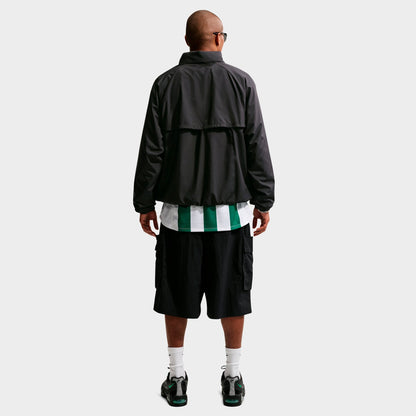Men's Nike Windrunner Lightweight Half-Zip Jacket - Black/White