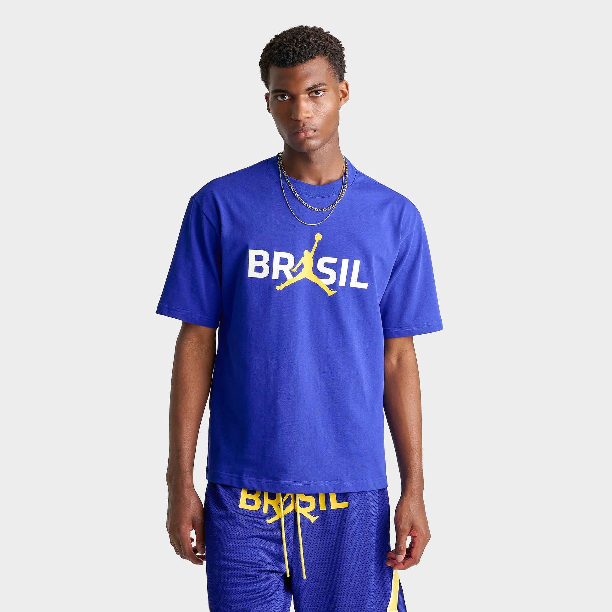 Men's Jordan 85 Brazil Logo T-Shirt - Old Royal