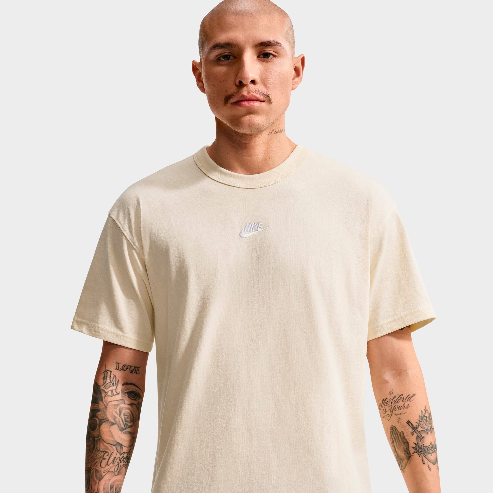 Men's Nike Sportswear Premium Essentials Futura T-Shirt - Coconut Milk