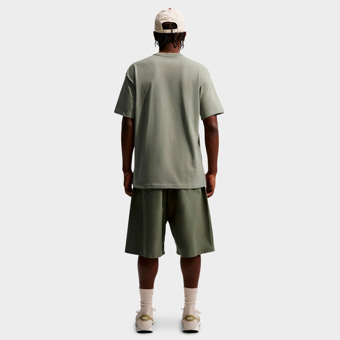 Men's Nike Sportswear Premium Essentials Futura T-Shirt - Silver Sage
