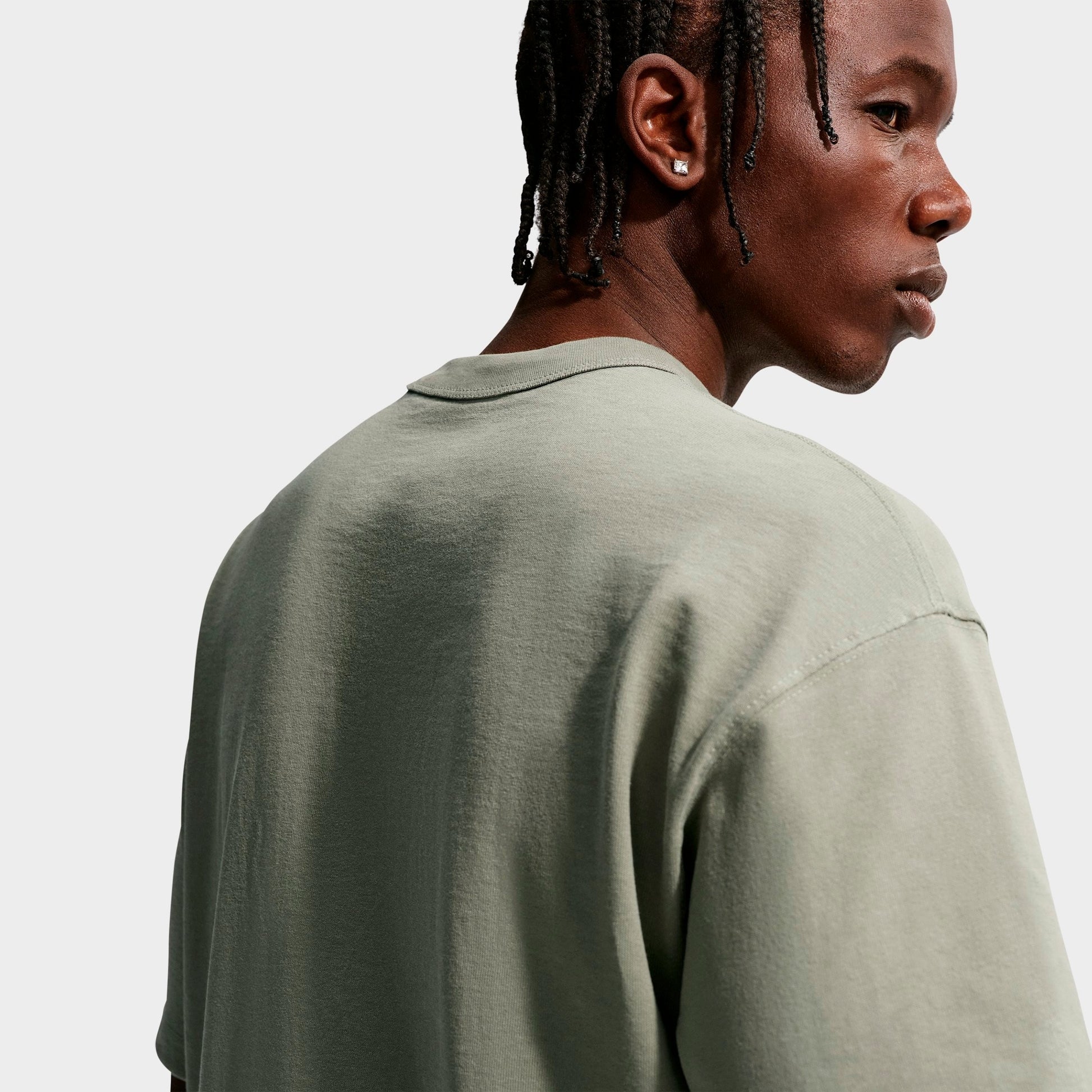 Men's Nike Sportswear Premium Essentials Futura T-Shirt - Silver Sage