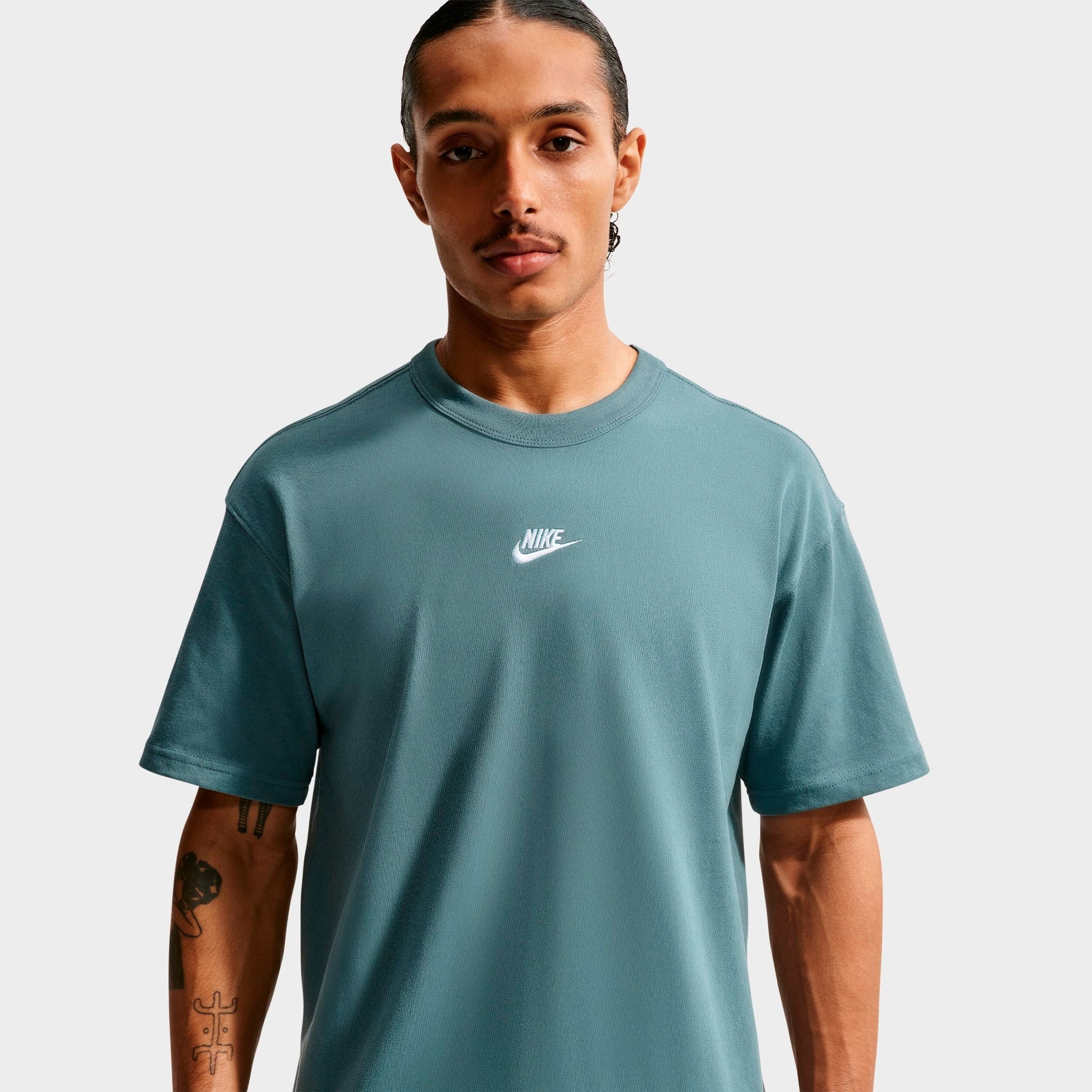 Men's Nike Sportswear Premium Essentials Futura T-Shirt - Mineral Slate