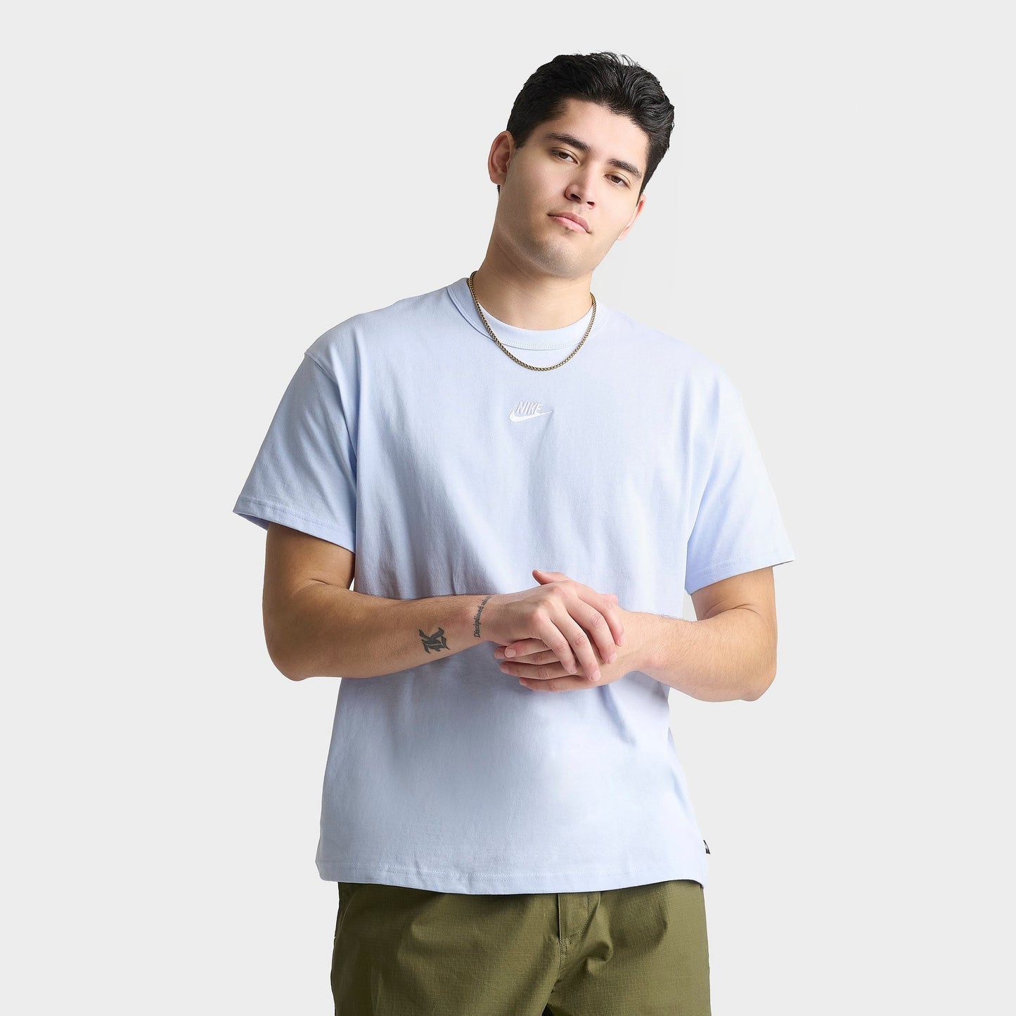 Men's Nike Sportswear Premium Essentials Futura T-Shirt - Hydrogen Blue