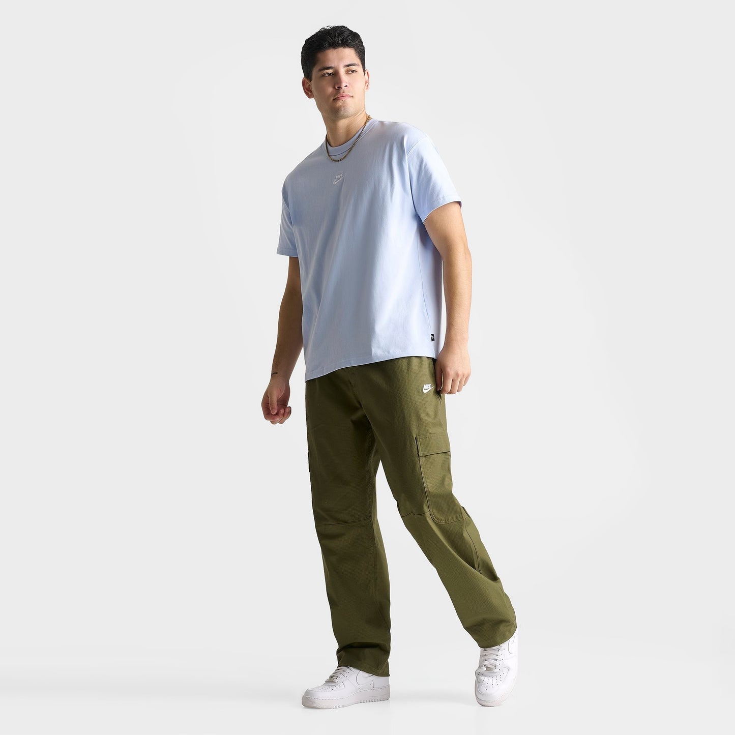 Men's Nike Sportswear Premium Essentials Futura T-Shirt - Hydrogen Blue