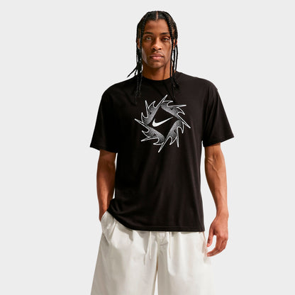 Men's Nike Sportswear Sunburst Swoosh T-Shirt - Black