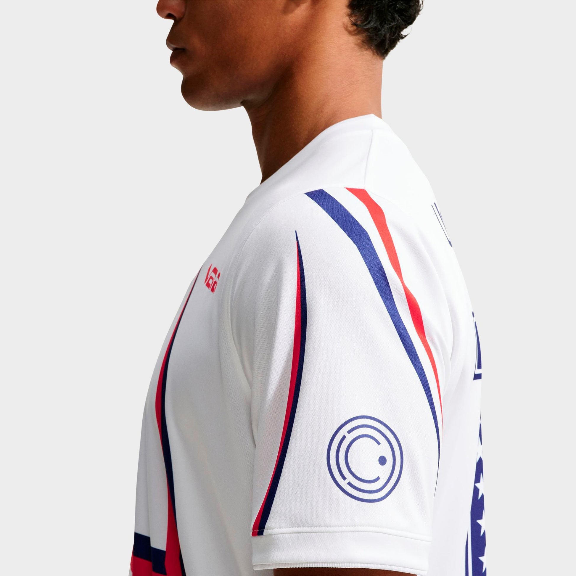Men's Nike USA x VAA Academy Pro Dri-FIT Pre-Match Soccer Jersey - White/Deep Royal Blue/Deep Royal Blue