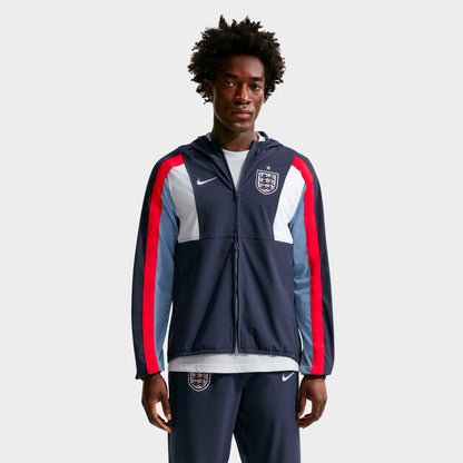Men's Nike England Energy Dri-FIT Soccer Woven Jacket - Obsidian/Work Blue