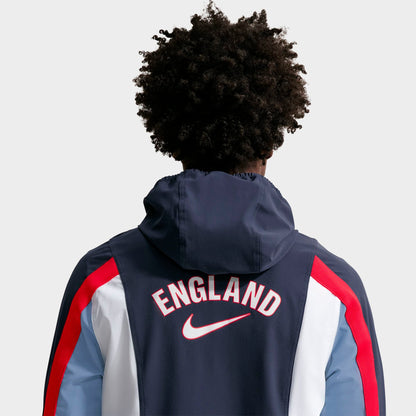 Men's Nike England Energy Dri-FIT Soccer Woven Jacket - Obsidian/Work Blue