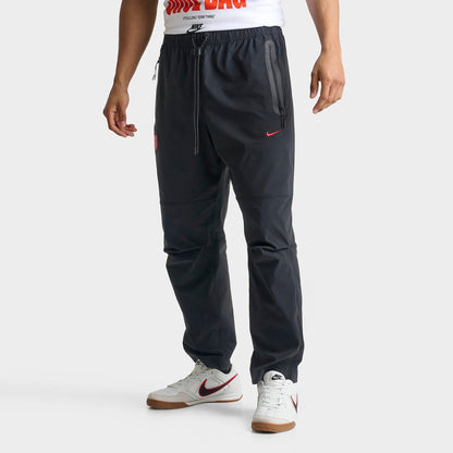 Men's Nike Tech USA Soccer Woven Pants - Black/Challenge Red