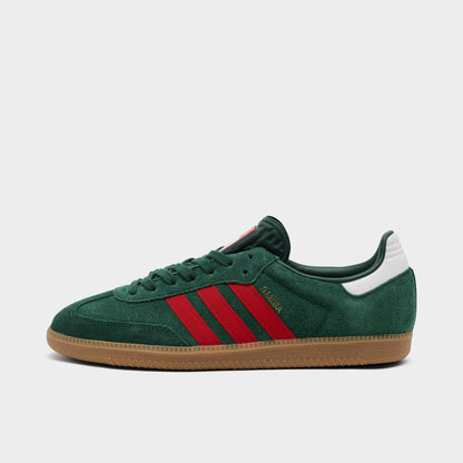Men's adidas Originals Samba OG FIFA World Cup 2026 Portugal Casual Shoes - Team Dark Green/Better Scarlet/Gum