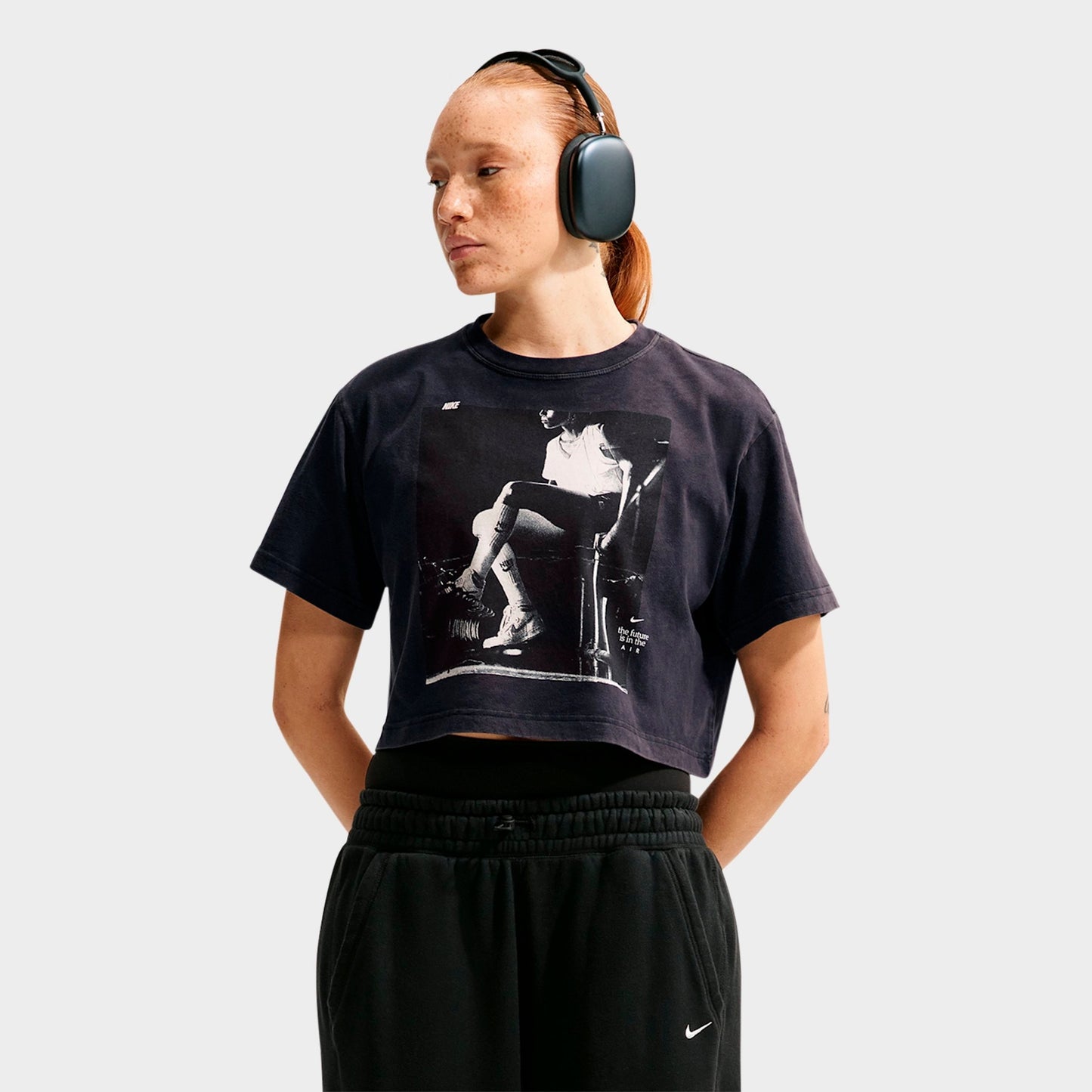 Women's Nike Basketball Photo T-Shirt - Black
