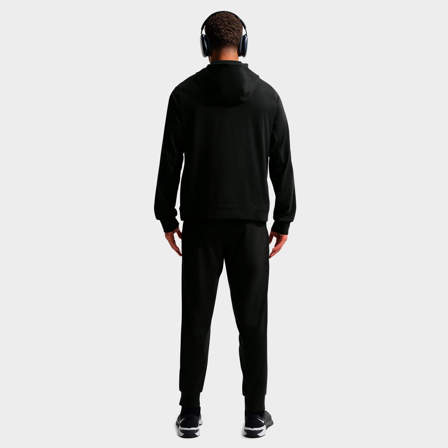 Men's Nike Primary NanoKnit Dri-FIT UV Protection Pullover Training Hoodie - Black/Black