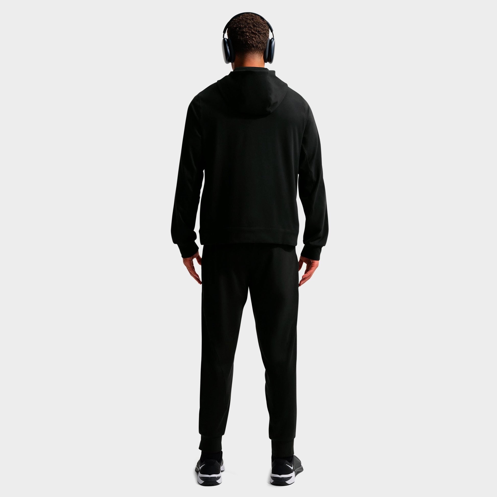 Men's Nike Primary NanoKnit Dri-FIT UV Protection Pullover Training Hoodie - Black/Black
