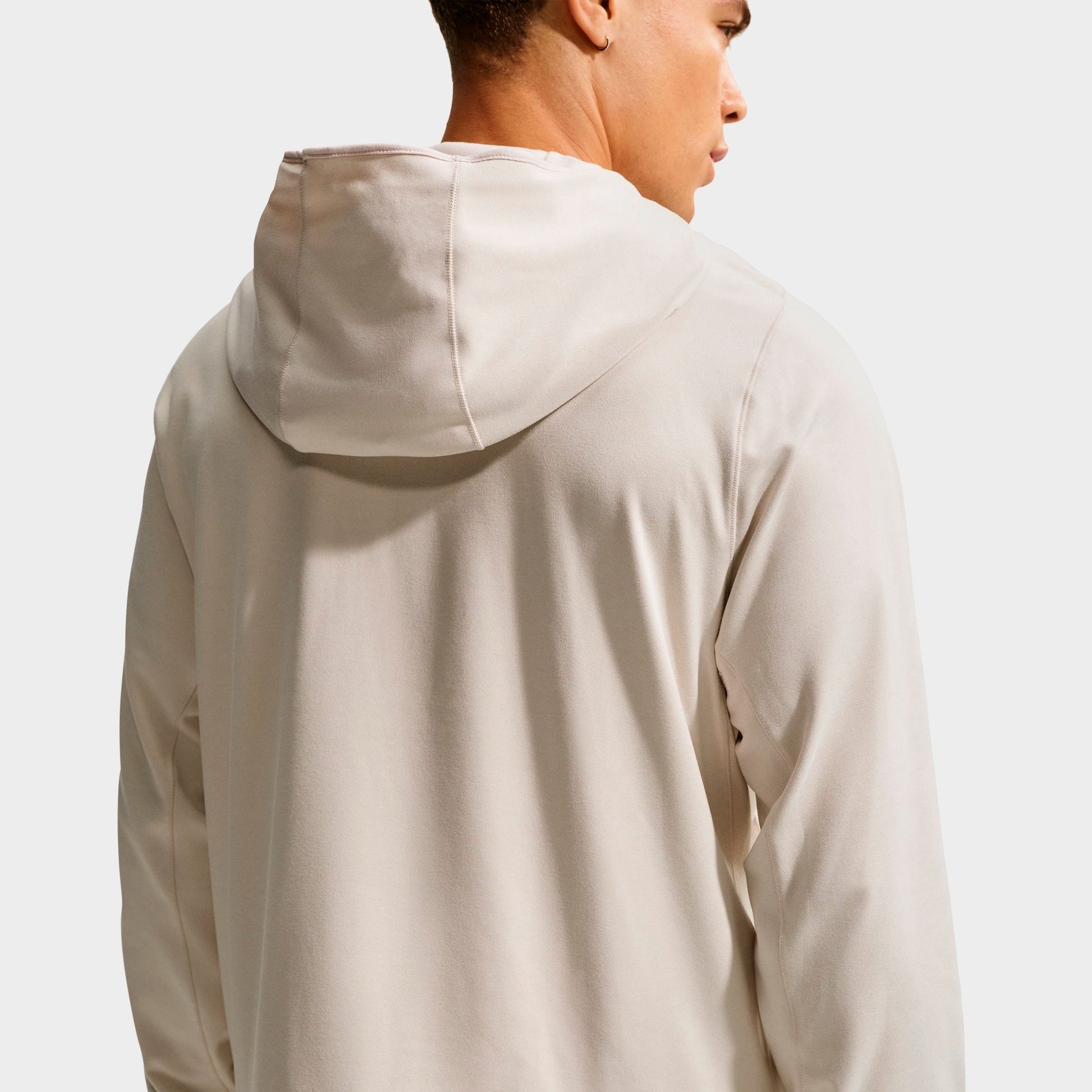 Men's Nike Primary NanoKnit Dri-FIT UV Protection Pullover Training Hoodie - Light Orewood Brown/Sail/Heather/Light Orewood Brown