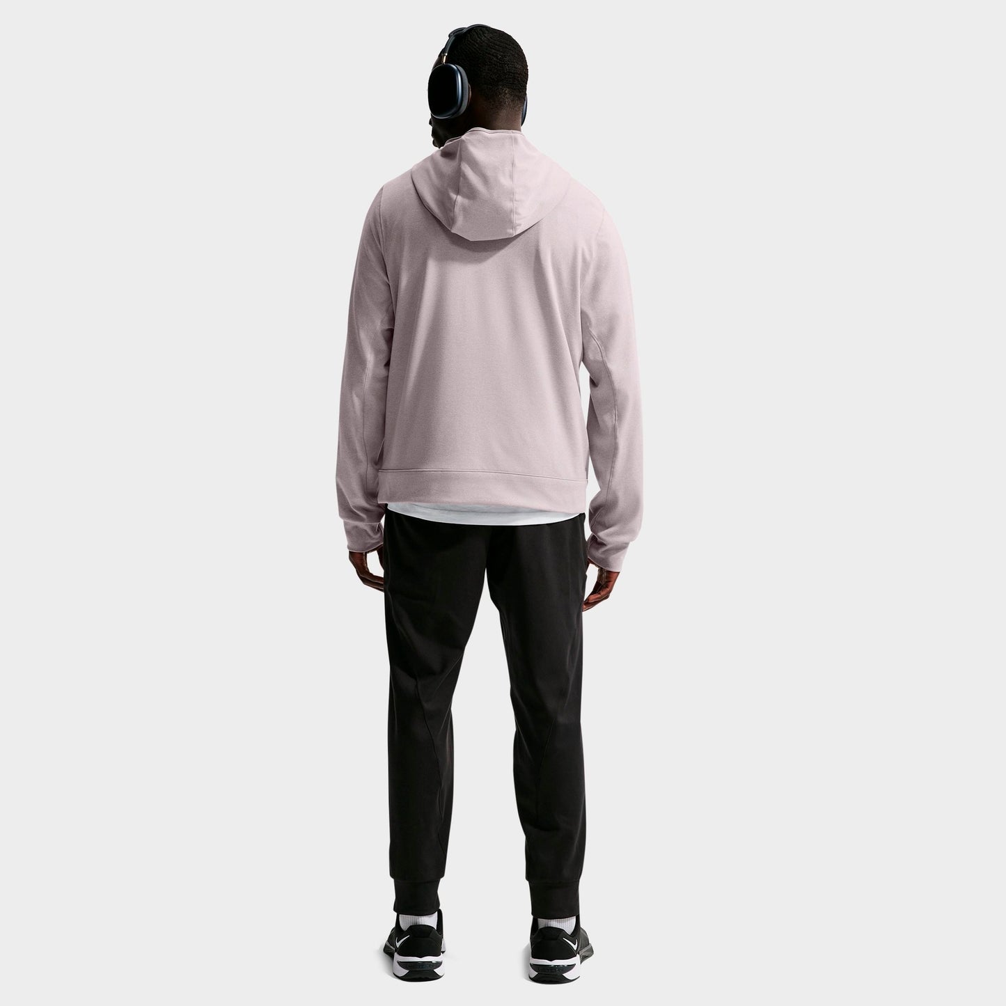 Men's Nike Primary NanoKnit Dri-FIT UV Protection Pullover Training Hoodie - Light Violet Ore/Platinum Violet/Heather/Light Violet Ore