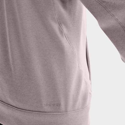 Men's Nike Primary NanoKnit Dri-FIT UV Protection Pullover Training Hoodie - Light Violet Ore/Platinum Violet/Heather/Light Violet Ore