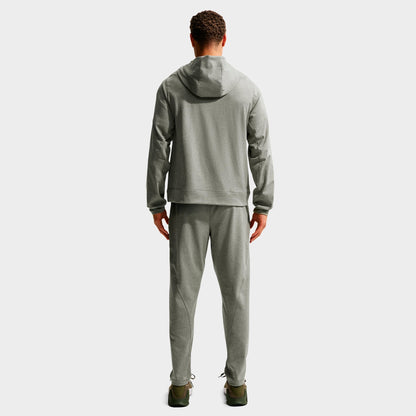 Men's Nike Primary NanoKnit Dri-FIT UV Protection Pullover Training Hoodie - Light Army/Medium Olive/Heather/Light Army