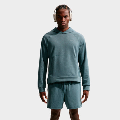 Men's Nike Primary NanoKnit Dri-FIT UV Protection Pullover Training Hoodie - Mineral Slate/Black Spruce/Heather/Mineral Slate