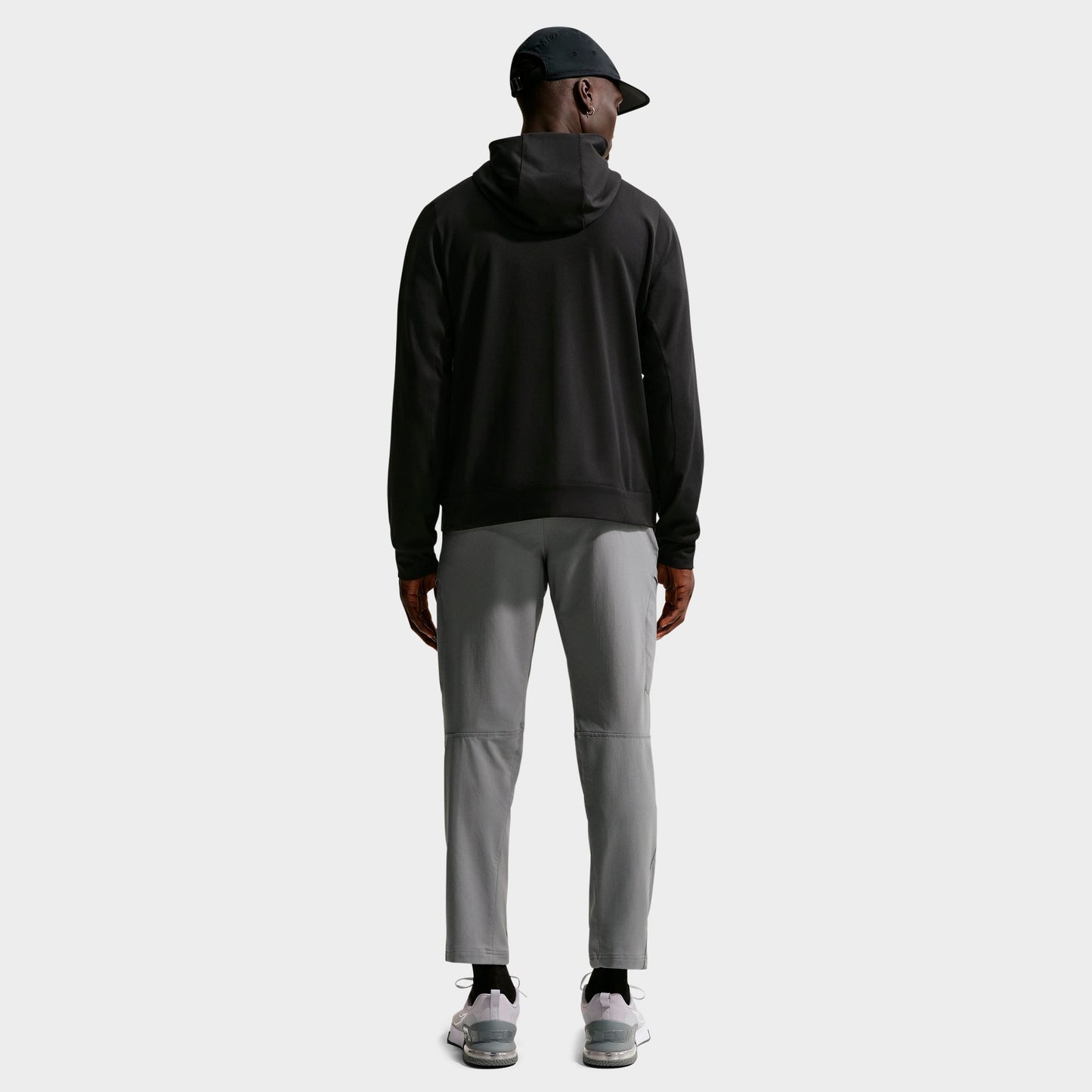 Men's Nike Primary NanoKnit Dri-FIT UV Protection Full-Zip Training Hoodie - Black/Black