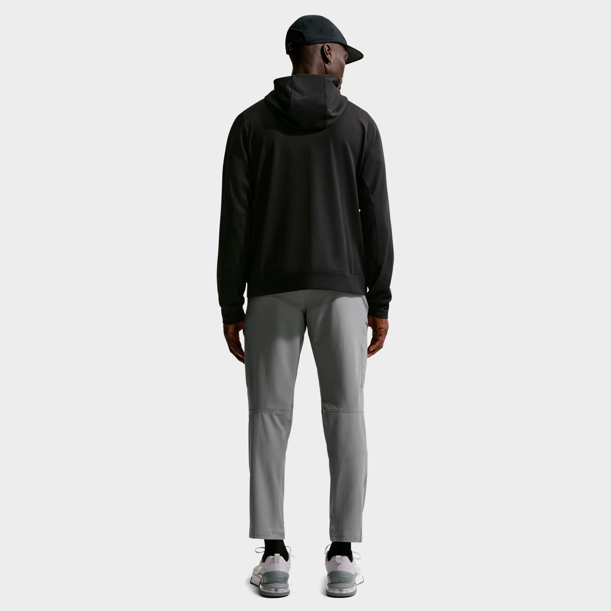 Men's Nike Primary NanoKnit Dri-FIT UV Protection Full-Zip Training Hoodie - Black/Black