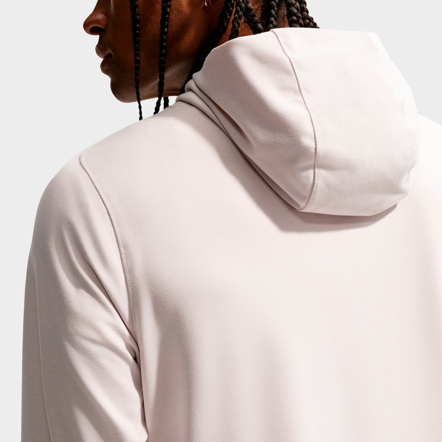 Men's Nike Primary NanoKnit Dri-FIT UV Protection Full-Zip Training Hoodie - Light Orewood Brown/Sail/Heather/Light Orewood Brown